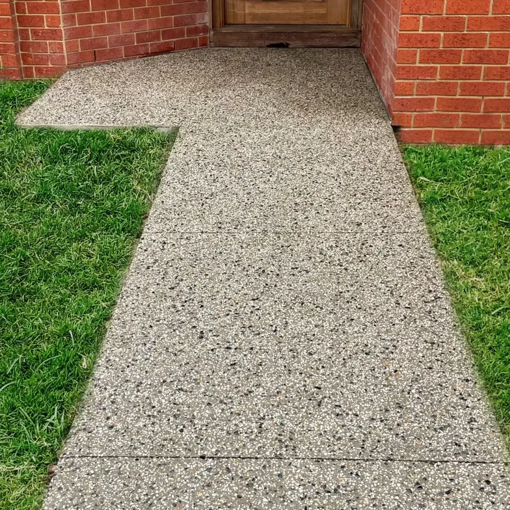 exposed aggregate concrete